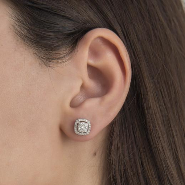 0.54 Karat Coronet Pırlanta Küpe hover