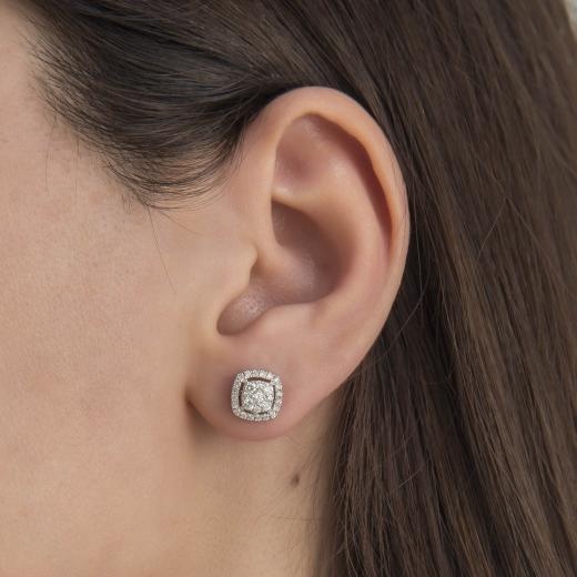 0.54 Karat Coronet Pırlanta Küpe hover