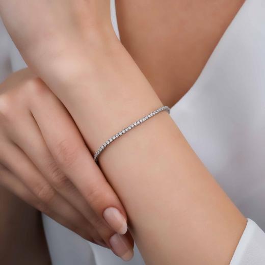 1.42 Karat Pırlanta Suyolu Bileklik hover