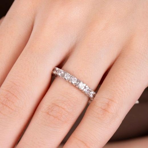 1.00 Karat Pırlanta Tamtur Yüzük hover
